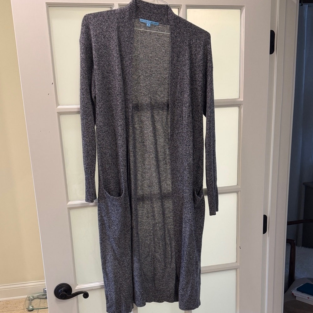 ANTONIO MELANI Charcoal Duster Cardigan